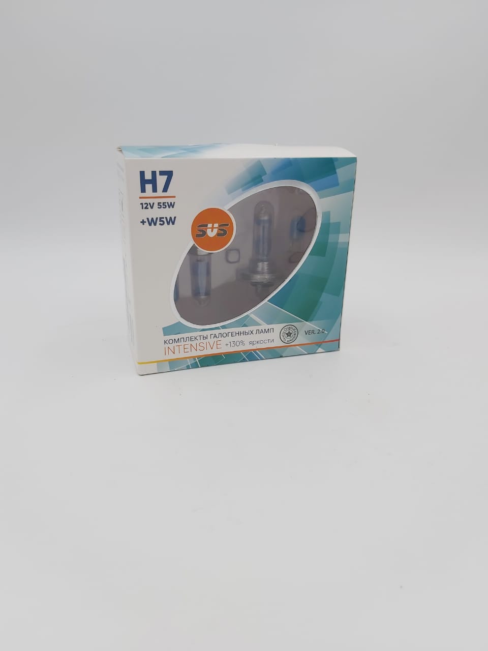 0200120000 SVS ЛАМПА ГАЛОГЕННАЯ H7 55W ~130%+W5W (КОМПЛЕКТ)