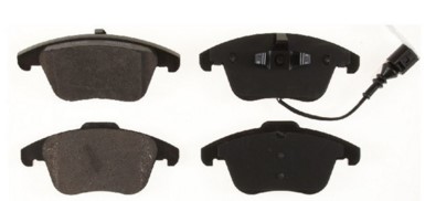 0986494372 BOSCH КОЛОДКИ ТОРМОЗНЫЕ ПЕРЕДНИЕ КОМПЛЕКТ С ДАТЧИКОМ ИЗНОСА