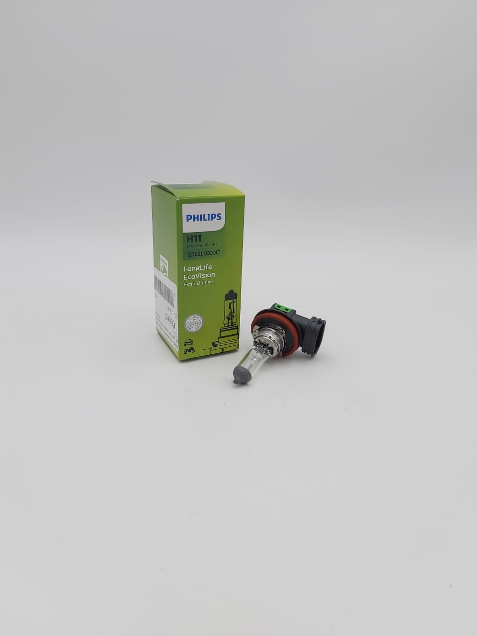 12362LLECOC1 PHILIPS ЛАМПА ГАЛОГЕННАЯ H11 55W ECO VISION LONG LIFE (УВЕЛ. СРОК СЛУЖБЫ) СМ161208