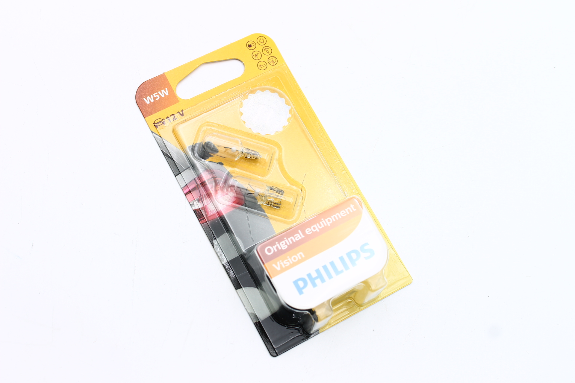 12961B2 PHILIPS ЛАМПА 5W 12V (Б/ЦОКОЛЬНАЯ) К-КТ. 2ШТ.