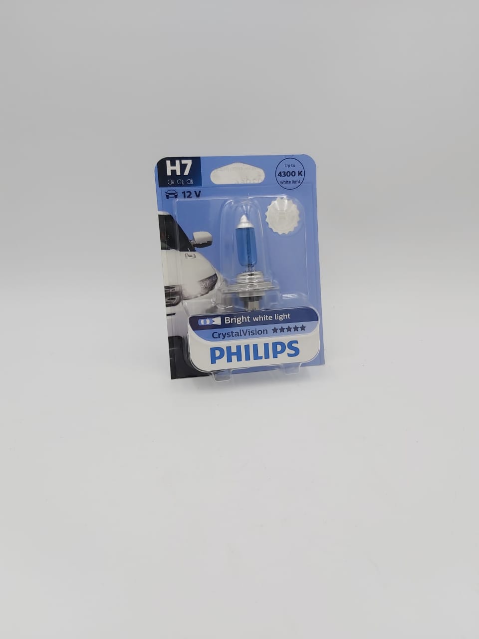 12972CVB1 PHILIPS ЛАМПА ГАЛОГЕННАЯ H7 55W CRYSTAL VISION ~(БЛИСТЕР 1ШТ 4300К)