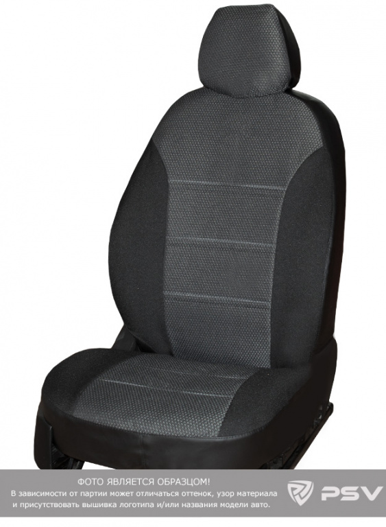 129875 PSV ЧЕХЛЫ DAEWOO NEXIA 2008-2016 Г. - ТЕМНО-СЕРЫЙ ЖАККАРД БРК