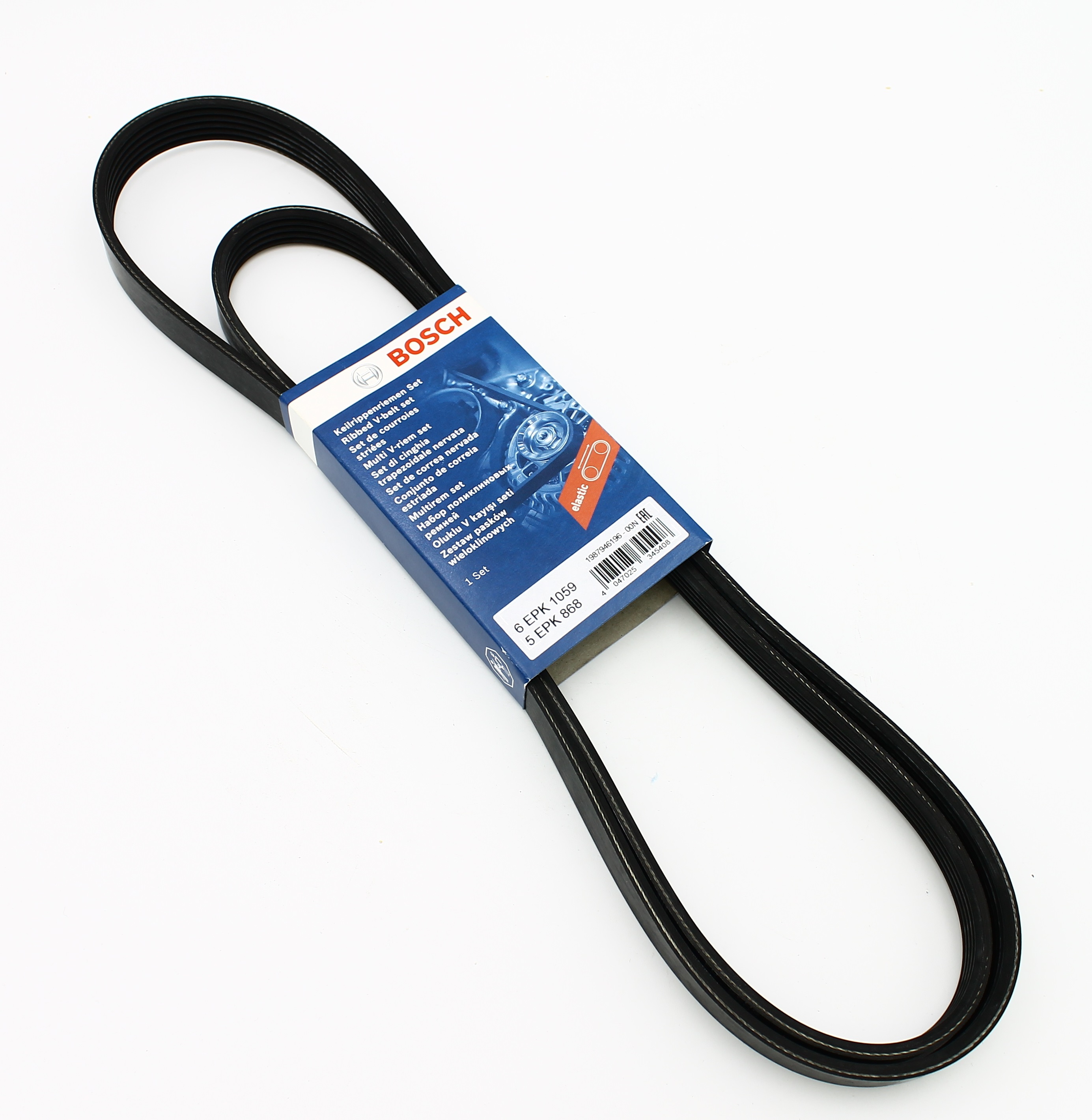 1987946196 BOSCH РЕМНИ ПРИВОДНЫЕ (К-Т) FORD C-MAX/FOCUS II/III