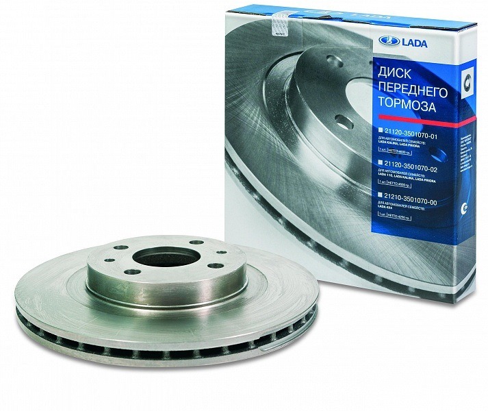 21120350107002 LADA ДИСК ПЕРЕДНЕГО ТОРМОЗА 2112~14-ДЮЙМОВ (ВЕНТИЛИРУЕМЫЙ)