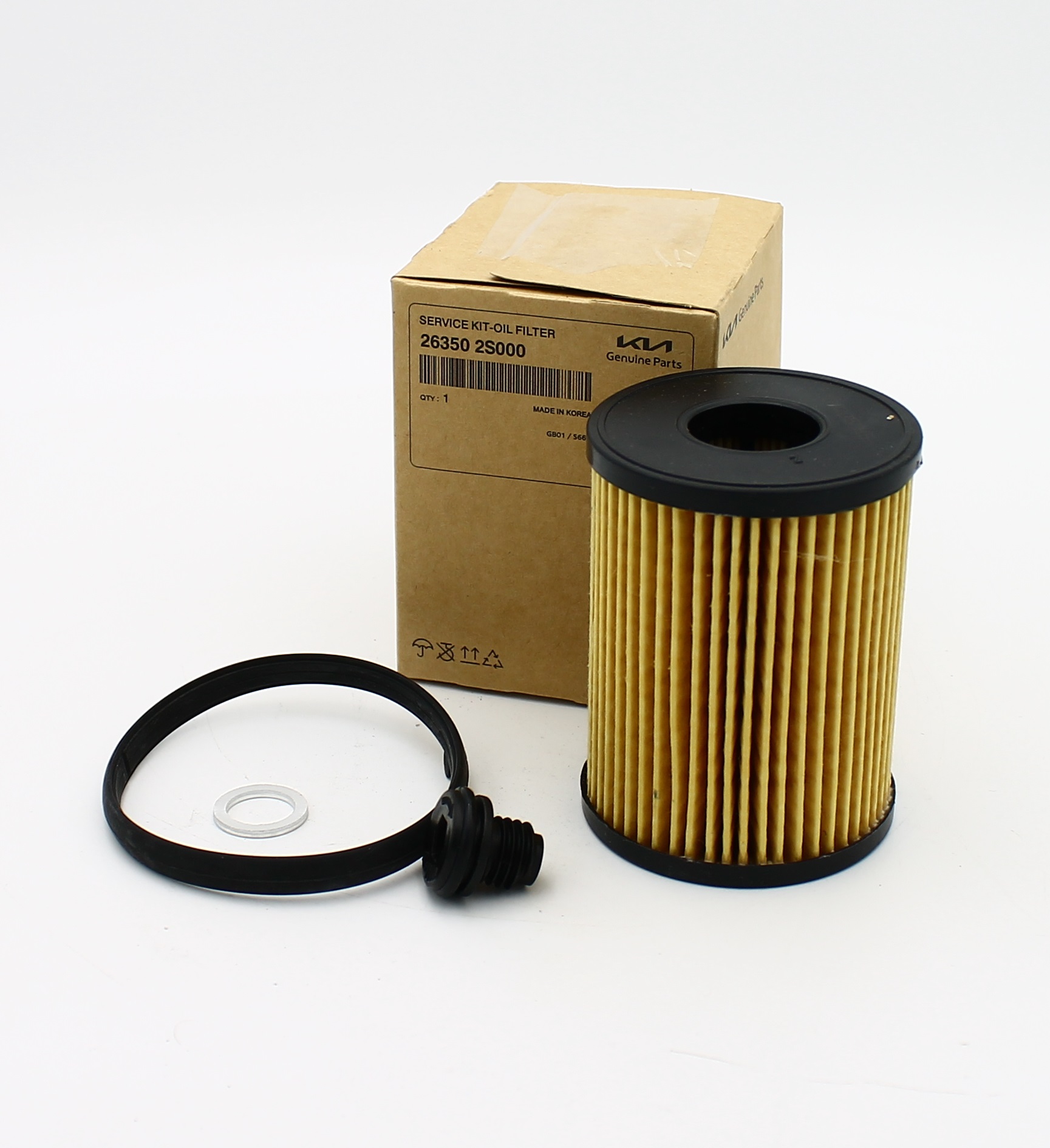 263502S000 ХЕНДАЙ/КИА ФИЛЬТР МАСЛЯНЫЙ (КАРТРИДЖ)-- SONATA 19- 2.5/K5 2.5