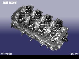 480EF1003001 CHERY ГОЛОВКА БЛОКА AMULET (В СБОРЕ)
