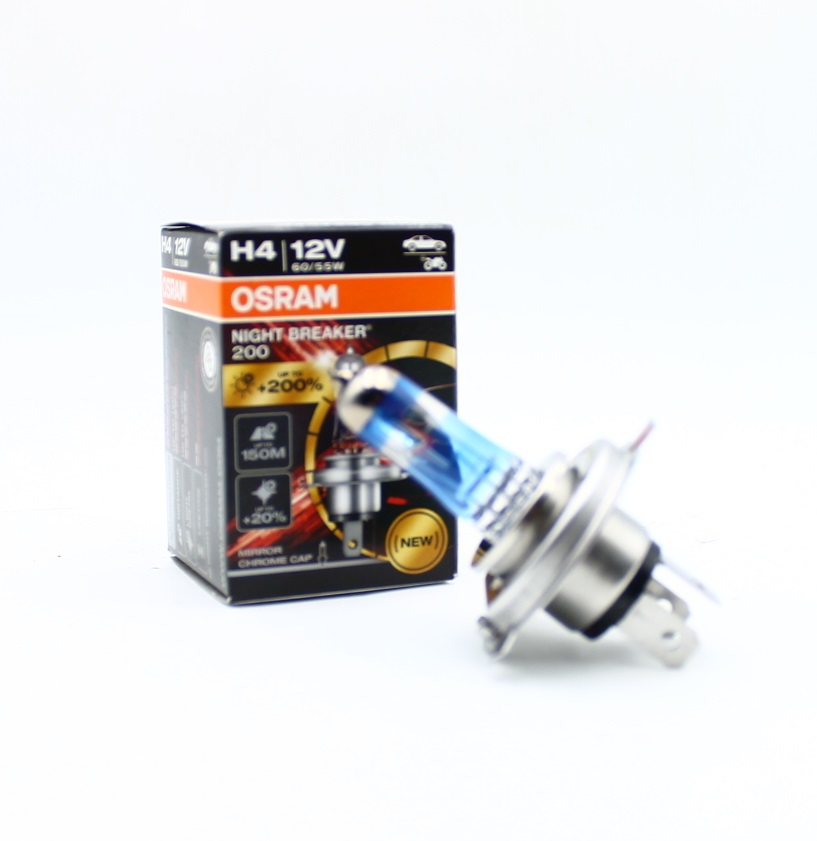 64193NB200 OSRAM ЛАМПА ГАЛОГЕННАЯ H4 60/55W NB~(+200%) (1ШТ)