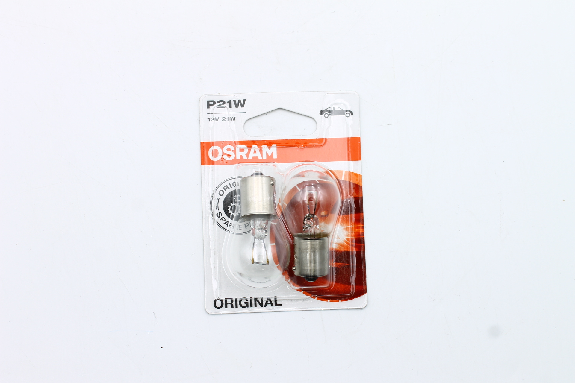 750602B OSRAM ЛАМПА 21W 12V (К-Т 2ШТ)~(БЛИСТЕР)