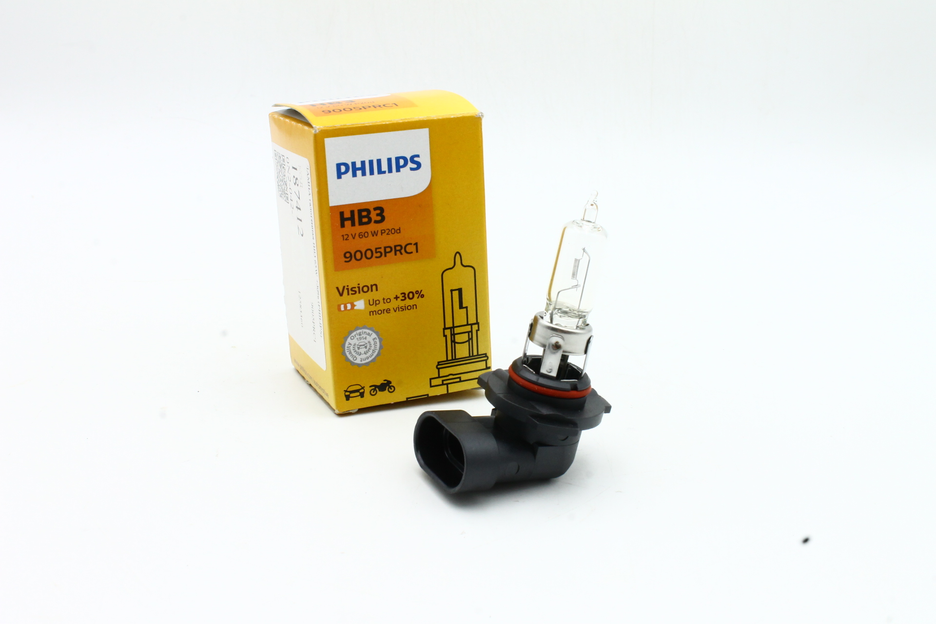 9005PRC1 PHILIPS ЛАМПА ГАЛОГЕННАЯ HB3 65W +30%