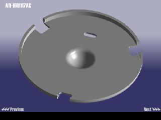 A111601117AC CHERY ДИСК-СЕПАРАТОР СЦЕПЛЕНИЯ AMULET