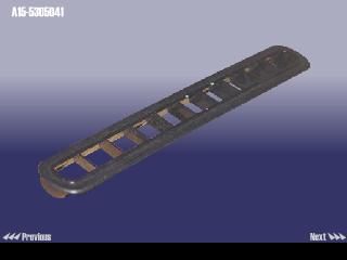 A155305041 CHERY РЕШЕТКА ОБДУВА ЛОБОВОГО СТЕКЛА AMULET (A11)(A15)