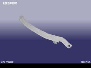 A212803632 CHERY КРОНШТЕЙН ПЕРЕДНЕГО БАМПЕРА FORA R