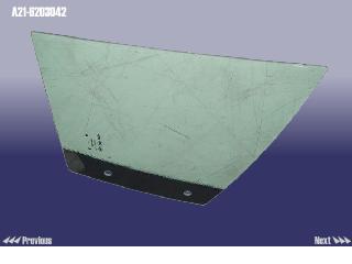 A216203042 CHERY СТЕКЛО ДВЕРИ FORA ЗАДНЕЙ R НЕОПУСКНОЕ