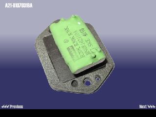 A218107031BA CHERY РЕЗИСТОР ОТОПИТЕЛЯ FORA