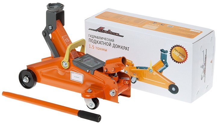 AJ15F300 AIRLINE ДОМКРАТ ГИДРАВЛИЧЕСКИЙ ~ ПОДКАТНОЙ MINI 1.5 Т. 140-300ММ