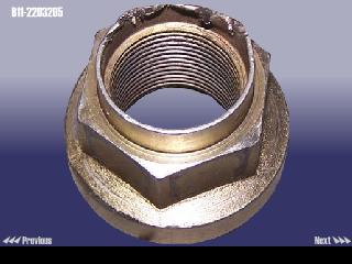 B112203205 CHERY ГАЙКА ПЕРЕДНЕГО ПРИВОДА (СТУПИЦЫ) 34ММ FORA/TIGGO/B11/B14