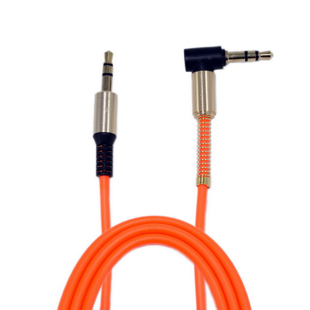 CBA703510OG WIIIX КАБЕЛЬ AUX 3.5ММ ОРАНЖЕВЫЙ 1М