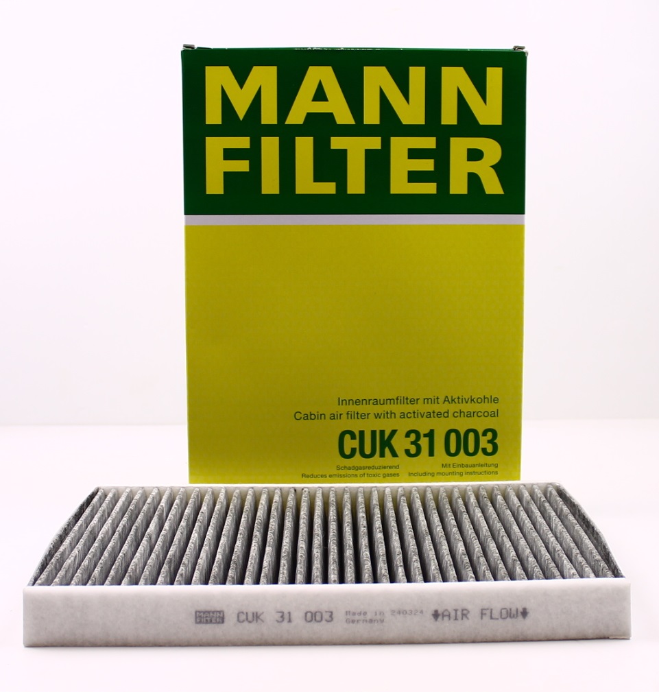 CUK31003 MANN ФИЛЬТР САЛОННЫЙ УГОЛЬНЫЙ