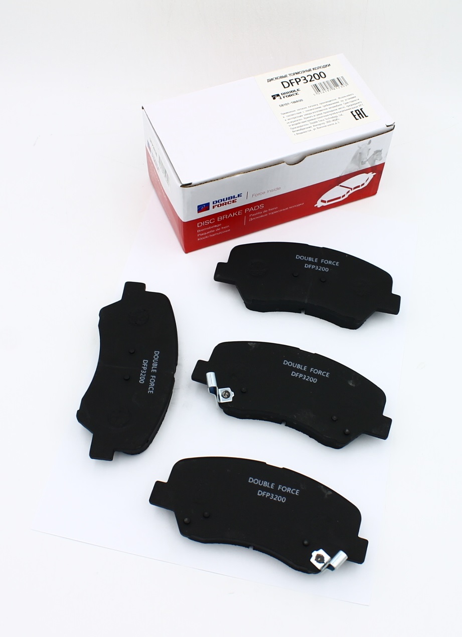 DFP3200 DOUBLE FORCE ТОРМОЗНЫЕ КОЛОДКИ ПЕРЕДНИЕ -- SOLARIS/RIO 2017-----