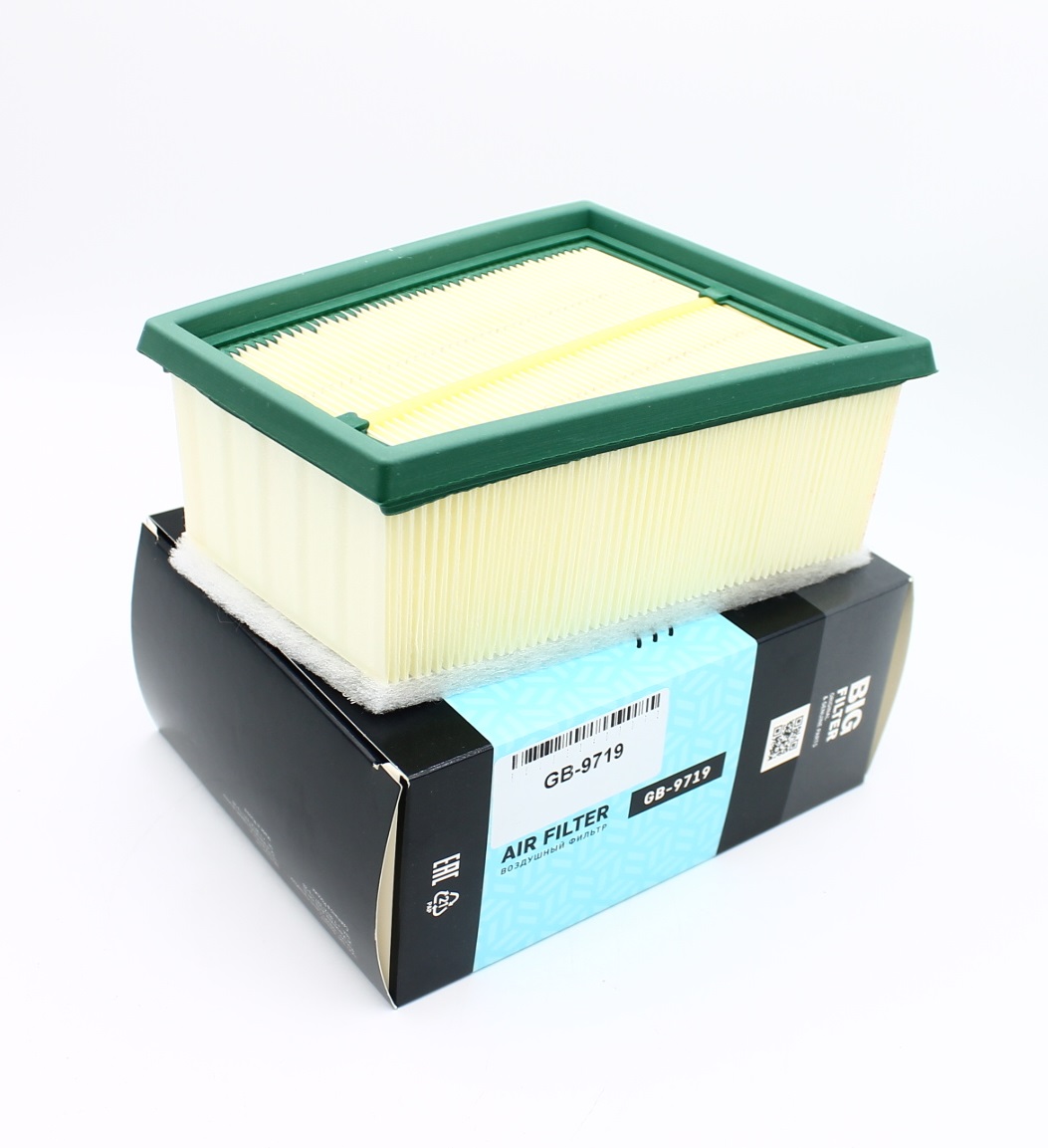 GB9719 BIG FILTER ФИЛЬТР ВОЗДУШНЫЙ RENAULT/LADA/NISSAN K4M/F4R(1.4/1.6/2.0)