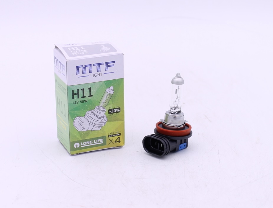 HS1211 MTF LIGHT ЛАМПА ГАЛОГЕННАЯ H11 55W 12V STANDARD +30%