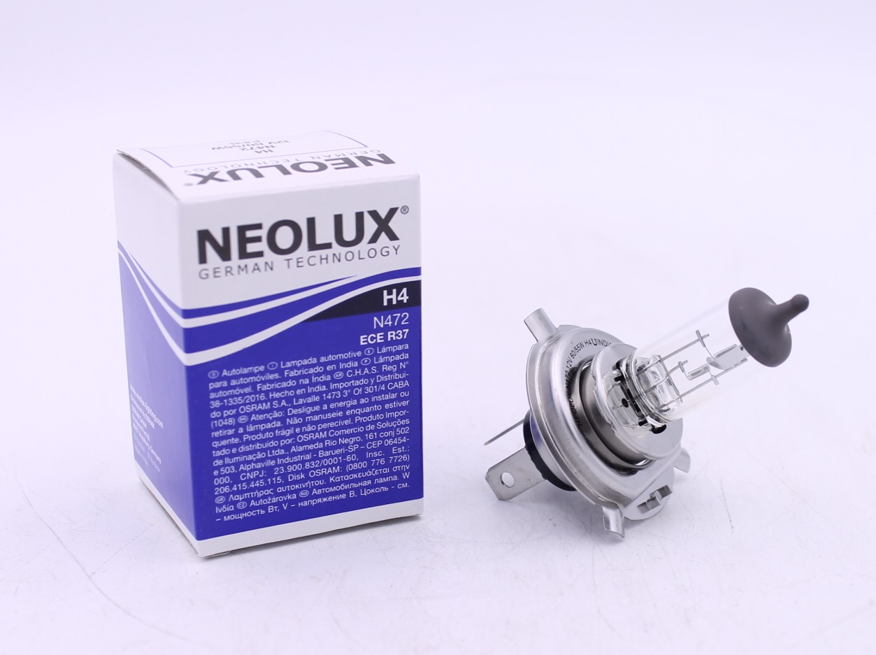 N472 NEOLUX ЛАМПА ГАЛОГЕННАЯ H4 60/55W