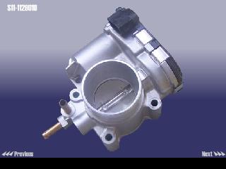 S111129010 CHERY ДРОССЕЛЬНАЯ ЗАСЛОНКА INDIS / KIMO / QQ6 / RICH