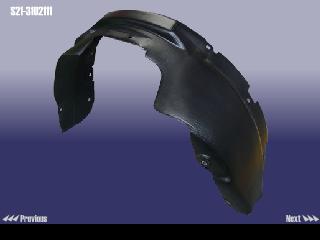 S213102111 CHERY ПОДКРЫЛОК QQ6 ПЕРЕДНИЙ L