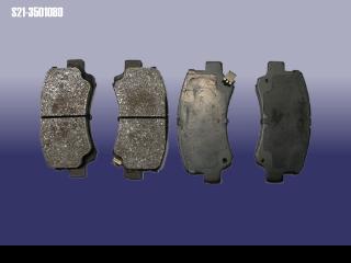 S213501080 CHERY КОЛОДКИ ТОРМОЗНЫЕ ПЕРЕДНИЕ QQ6/KIMO