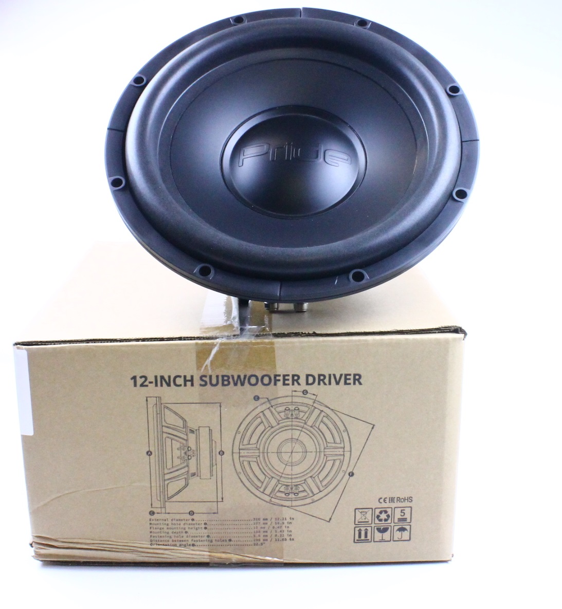 S412D2 PRIDE САБВУФЕР PRIDE ~12 RMS 450ВТ 2+2 ОМ