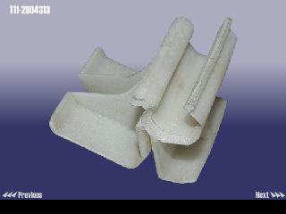 T112804313 CHERY ПИСТОН ЗАДНЕГО БАМПЕРА БОКОВОЙ ЧАСТИ TIGGO