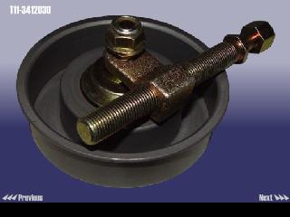 T113412030 CHERY РОЛИК НАТЯЖИТЕЛЬ ГУР/КОНДИЦИОНЕРА TIGGO